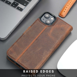 Casper iPhone 16 Plus Wallet Case Leather MagSafe
