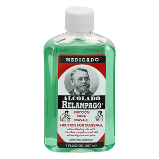 Alcolado Relampago Medicado Pain Relieving Rub 7 Oz