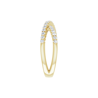Valérie Gold Vermeil Diamond Criss Cross Ring