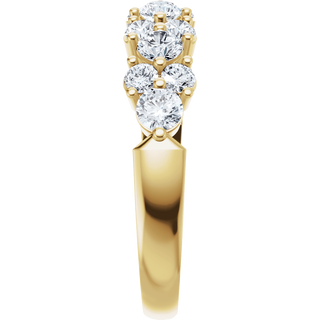 Celestine 14K Gold Diamond Anniversary Band