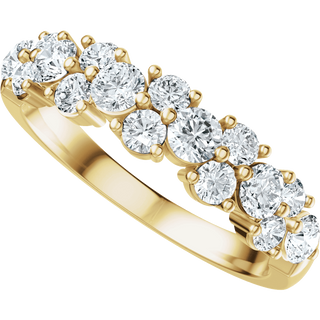 Celestine 14K Gold Diamond Anniversary Band