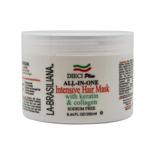 La Brasiliana Dieci Plus All-in-one Intensive Hair Mask 8.44 Oz