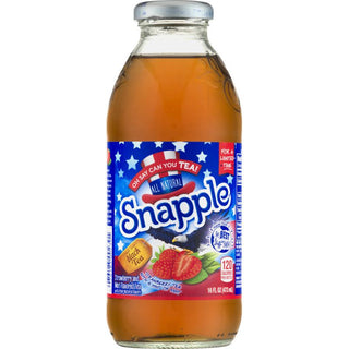 Snapple Strawberry Tea With A Hint Of Mint