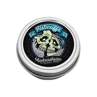Fisticuffs Strong Hold Mustache Wax Leather/cedar Wood Scent 1 Oz. Tin