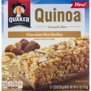 Quaker Granola Bars, Quinoa, Chocolate Nut Medley