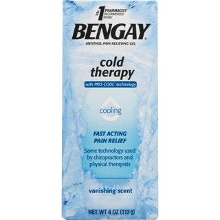Bengay Cold Therapy Pain Relief Gel With Pro-Cool Technology, 4 Oz