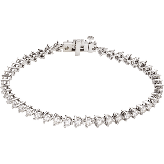 Ligne Éclat Signature Bracelet 4.75 CTW 14K White Gold