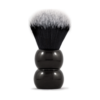 RazoRock Snowman Shaving Brush With Tuxedo Plissoft Synthetic Knot
