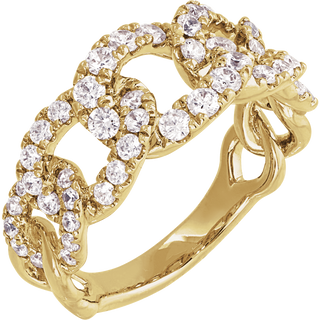 1 CTW Lab Grown Diamond Ring 14K Yellow Gold