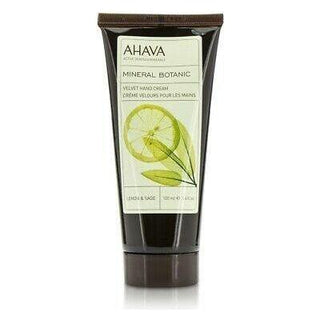 Ahava Mineral Botanic Velvet Hand Cream Lemon And Sage 3.4 Oz