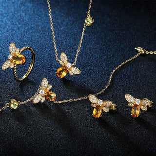 The Golden Bee Earrings