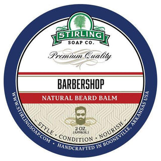 Stirling Soap Co. Barbershop Natural Beard Balm 2 Oz