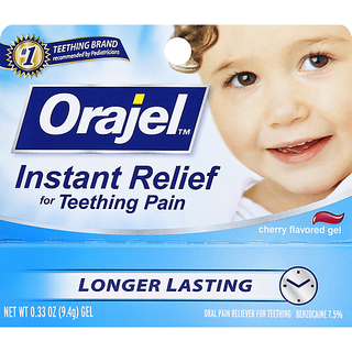 Orajel Oral Pain Reliever, For Teething, Gel, Cherry Flavored