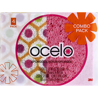 Ocelo Sponges & Scrub Sponges, Combo Pack