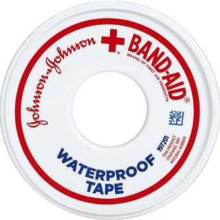 Band-Aid Brand Of First Products Waterproof Tape To Secure Bandages, .5 Inches By 10 Yards
