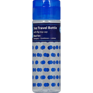 Sprayco Travel Bottle 3 Oz Cylinder With Flip Top Assorted Colors
