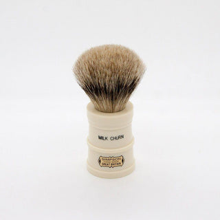 Simpsons Milk Churn Best Badger Hair Shaving Brush With Imitation Ivory Handle