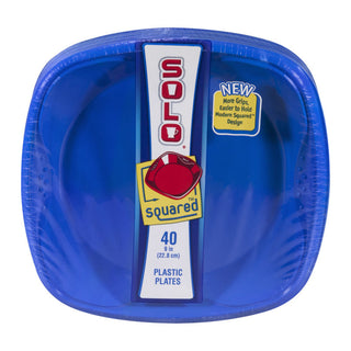 Solo Plastic Plates Squared
