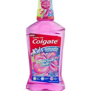 Colgate Kids Anticavity Fluoride Rinse Bubble Gum Swirl