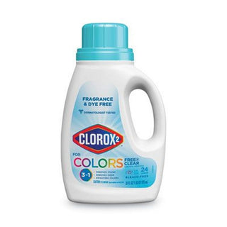 Clorox 2 3 In 1 For Colors Stain Remover Free & Clear Laundry Additive, 26 Loads, 33 Fl Oz