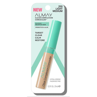 Almay Clear Complexion Concealer 200 Light/Medium 0.3 Fl Oz