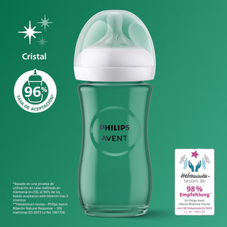 Philips Avent Naturally Bottle Nurser 8 Oz 10 Disposable Liners