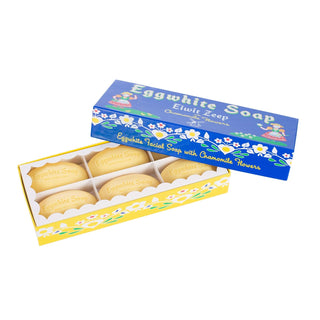 Kala 6 Belgian Egg White Facial Soaps Swedish Beauty Secret-Gift 
Box