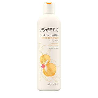 Aveeno Positively Nourishing Anti-oxidant Body Wash White Peach + 
Ginger, 16 oz