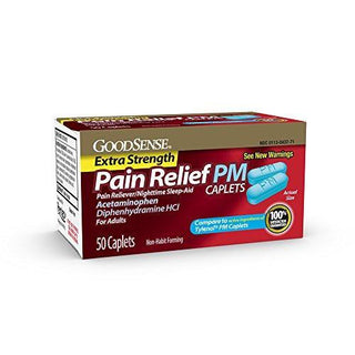Good Sense Acetaminophen PM Pain Reliever Caplets