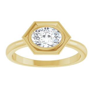 Émeraude Oval Sapphire Ring