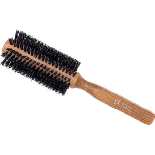Dural RoundStyler Hair Brush 14 Rows Wood Pure Wild Boar Bristles