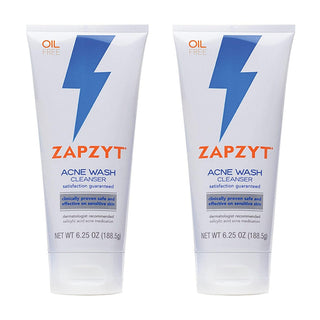Zapzyt Acne Wash Liquid 2% Salicylic Acid – Maximum Strength Cleanser, 6.25 oz