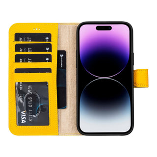 Casper iPhone 14 Series Detachable Leather Wallet Case
