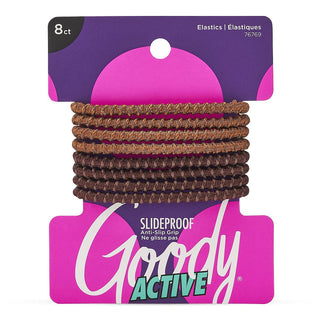 Goody Slide Proof Brunettte Elastics 8