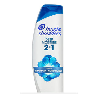 Head & Shoulders Shampoo Conditioner, Dandruff, 2 In 1, Deep Moisture 12.8 Fl Oz