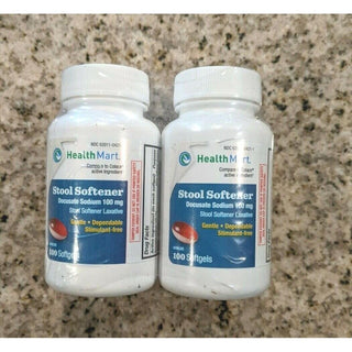 Health Mart Stool Softener Docusate Sodium 100 Mg Softgels