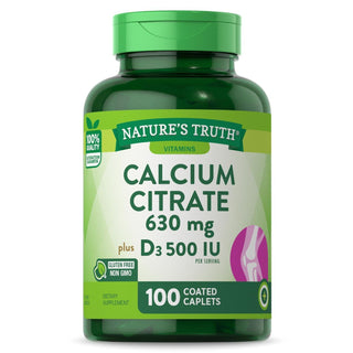 Nature's Truth Calcium Citrate Plus D3 100 Tabs