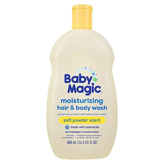 Baby Magic Soft Powder Scent Moisturizing Hair & Body Wash, 16.5 Fl Oz