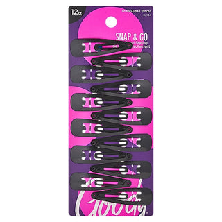 Goody Classics Contour Clips, Black
