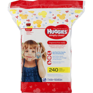 Huggies Simply Clean Wipes, Fragrance Free, Disney Mickey Mouse & Friends