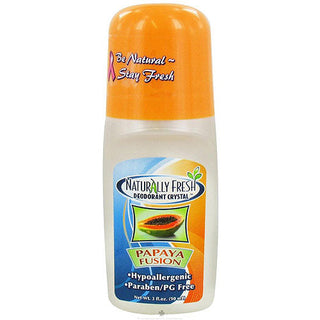 Naturally Fresh Deodorant Crystal, Papaya Fusion 3 Oz