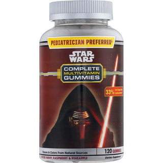 Star Wars Multivitamin, Complete, Gummies, Mixed Berry, Raspberry & Pineapple