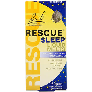 Bach Flower Remedies Rescue Sleep Liquid Melts 28 Ct