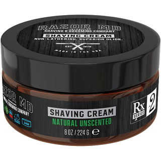 Razor MD Rx Unscented Shave Cream 8 oz