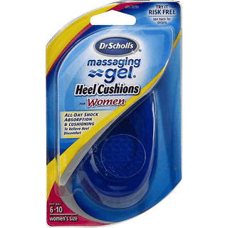 Dr Scholls Massaging Gel Heel Cushions, For Women, 6-10 Women's Size