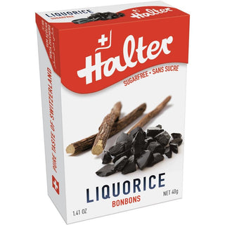 Halter Bonbons Liquorice 40g (Sold In Multiple Of 4)