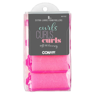 Conair Styling Essentials Rollers, Foam, Jumbo Size