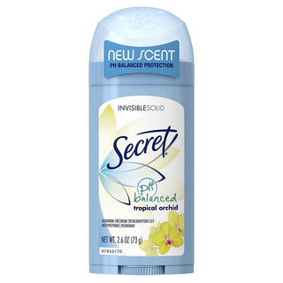 Secret Antiperspirant/Deodorant, Tropical Orchid, Invisible Solid