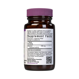 Bluebonnet Cellular Active CoQ10 Ubiquinol 100 mg, 30 Vegetarian Softgels