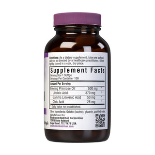 Bluebonnet Nutrition - Evening Primrose Oil GLA 50 mg 500 mg - 100 Softgels